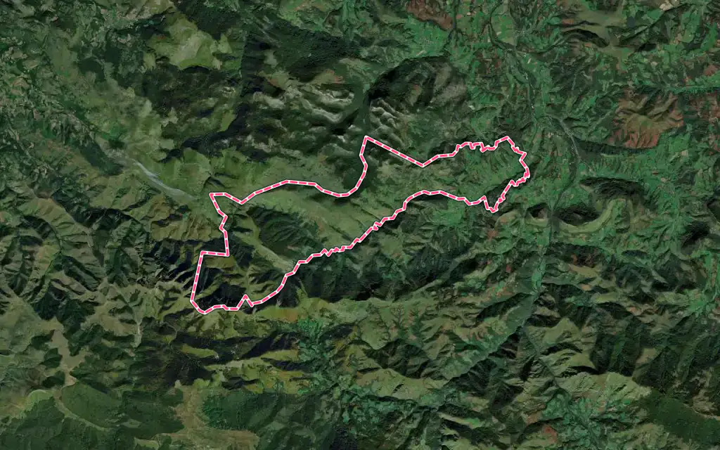 Vue satellite de Alçay-Alçabéhéty-Sunharette avec ses contours administratifs
