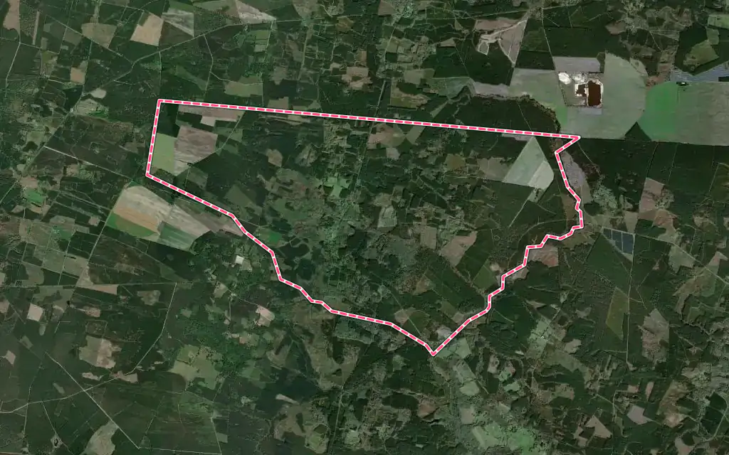Vue satellite de Arx avec ses contours administratifs
