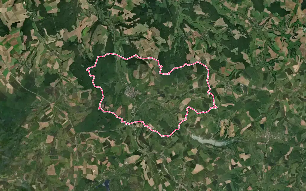 Vue satellite de Rolampont avec ses contours administratifs