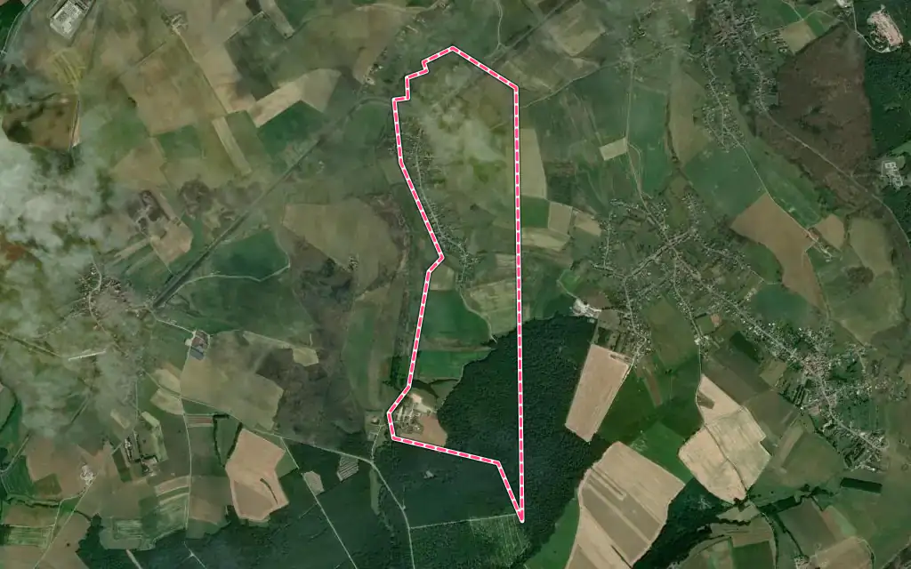 Vue satellite de Schneckenbusch avec ses contours administratifs