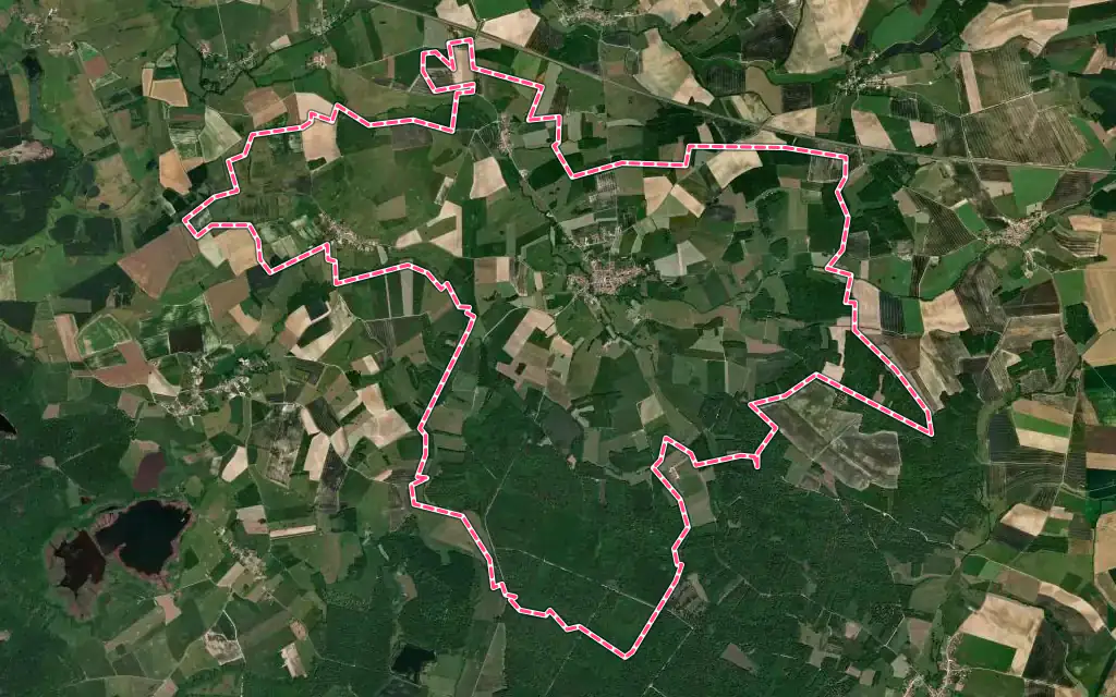 Vue satellite de Seuil-d'Argonne avec ses contours administratifs