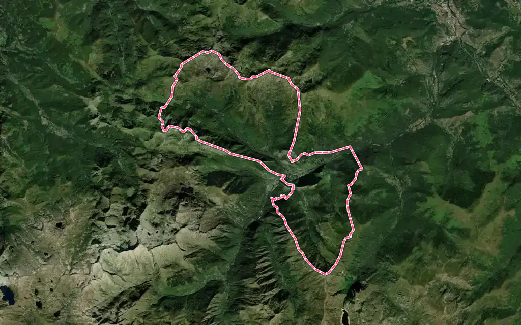 Vue satellite de Val-de-Sos avec ses contours administratifs