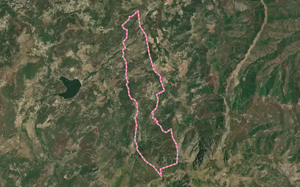 Vue satellite de Ville-di-Paraso avec ses contours administratifs